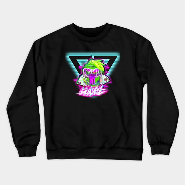 ghostdrive - neon ghost signals Crewneck Sweatshirt by teh_andeh